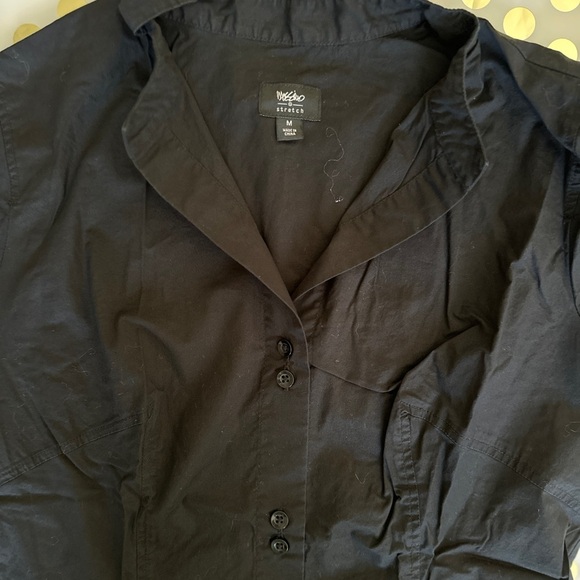 Mossimo Supply Co Black Casual Button Down Shirt - Picture 2 of 2